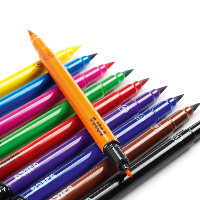 Djeco Felt Brushes Classic - K and K Creative Toys