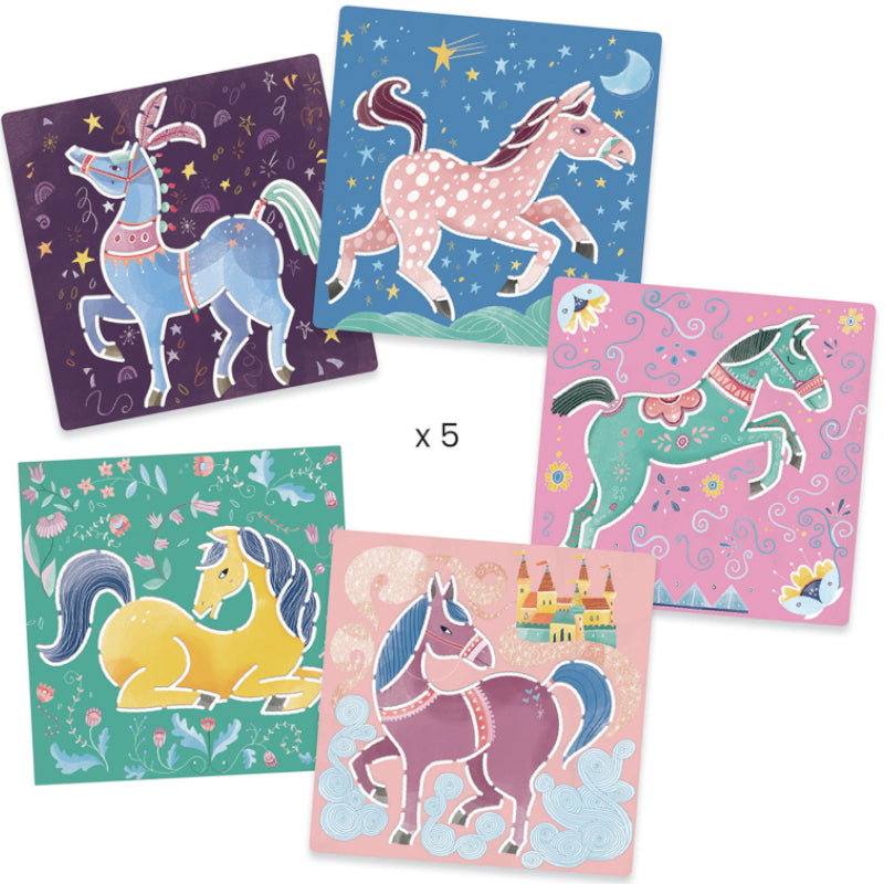 Djeco Horse Stencils 1