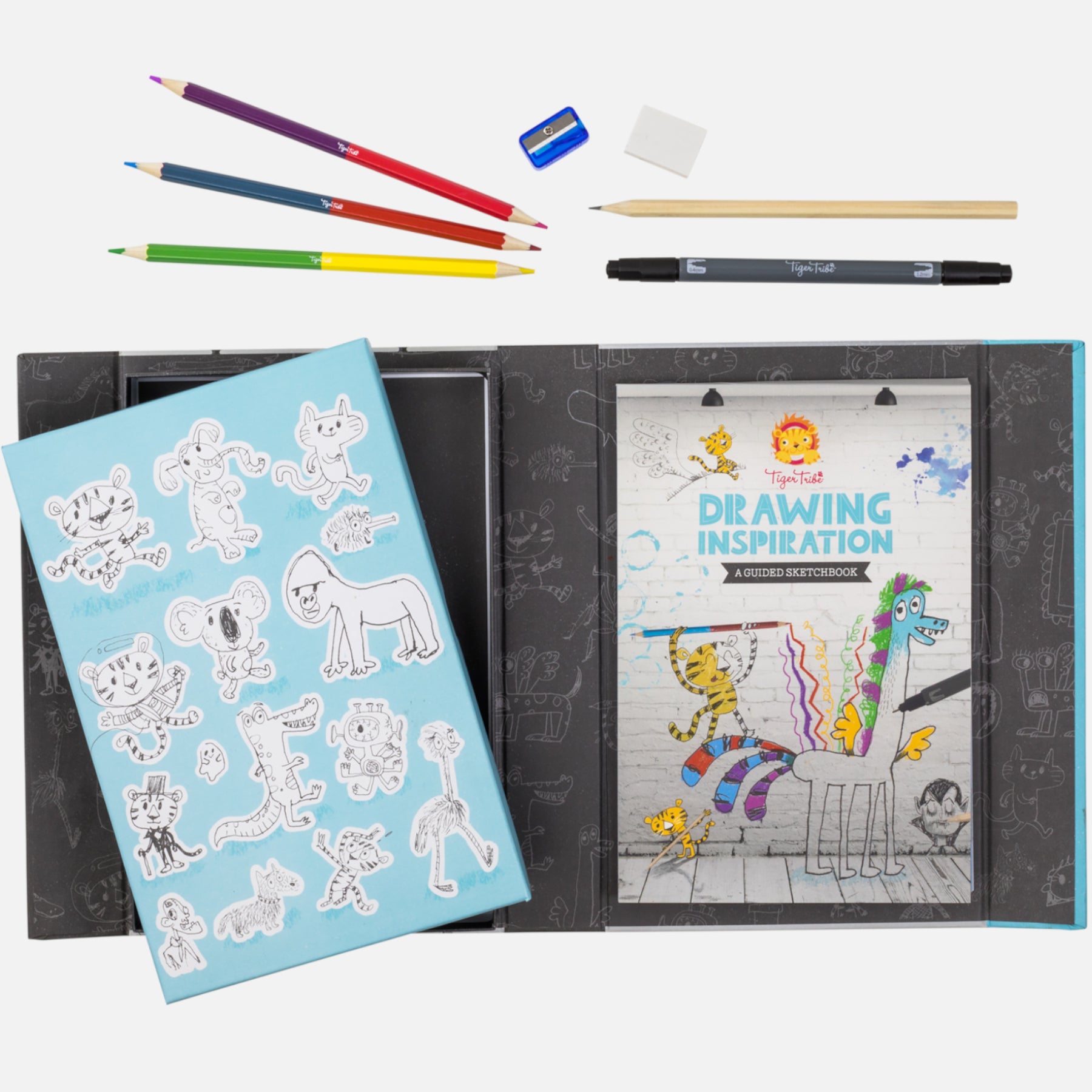 Tiger Tribe Drawing Inspiration - A Guided Sketchbook 1