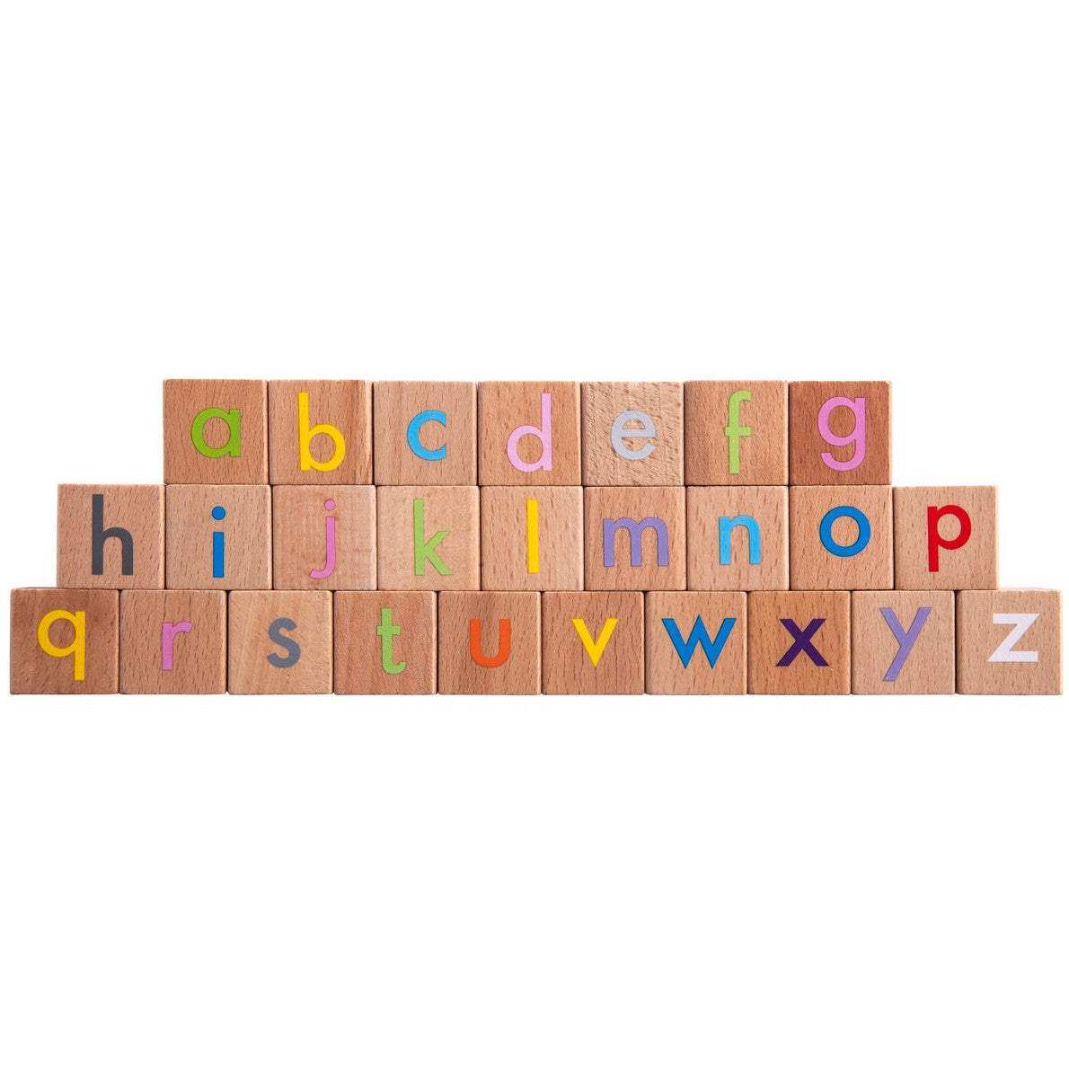 EverEarth Block Set Build & Learn Wooden 80pc - K and K Creative Toys