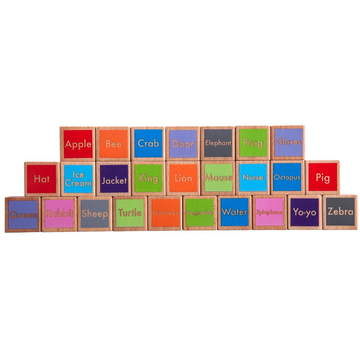 EverEarth Block Set Build & Learn Wooden 80pc - K and K Creative Toys