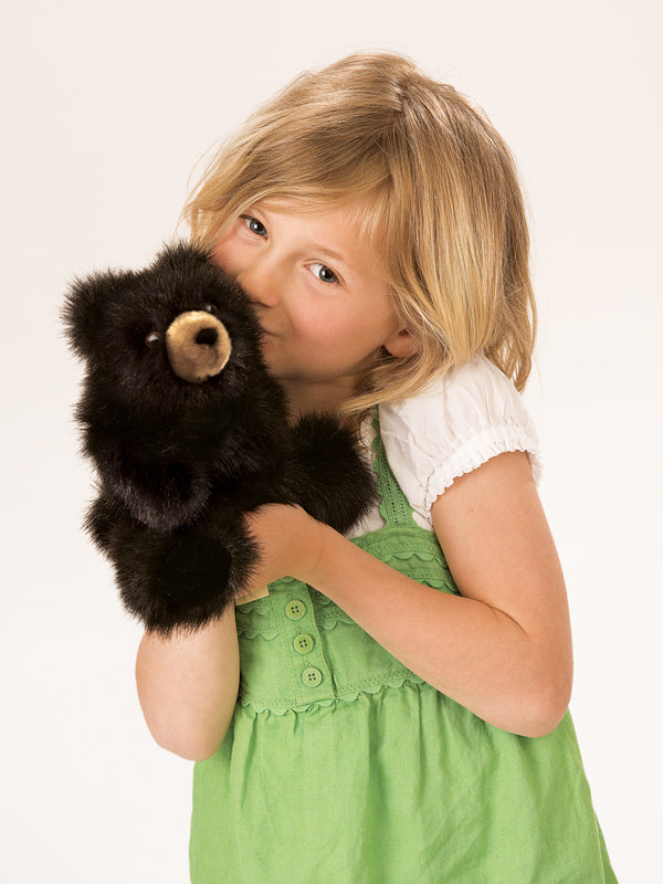 Folkmanis Baby Black Bear Puppet