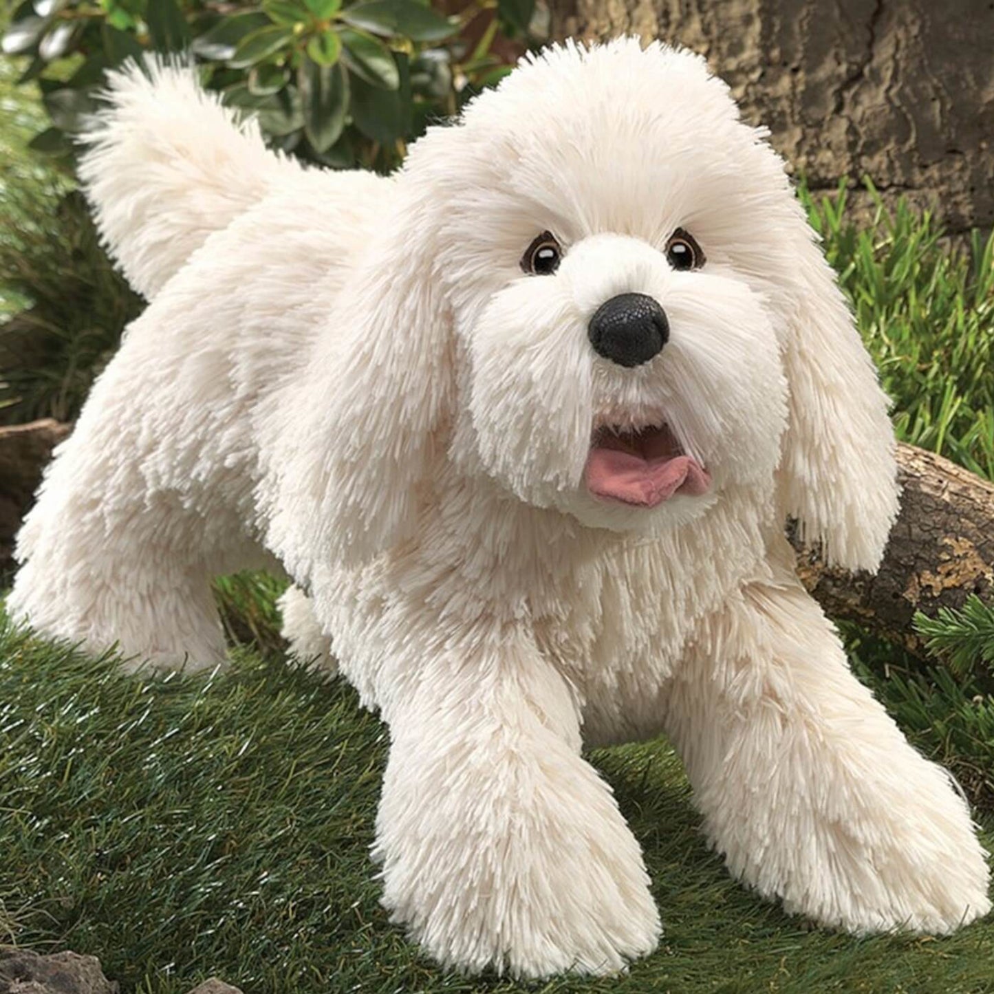 Folkmanis Hand Puppet Dog Panting Pup 2