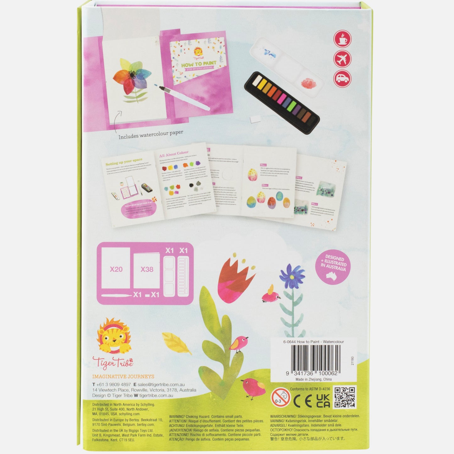 Tiger Tribe How to Paint Watercolour 5