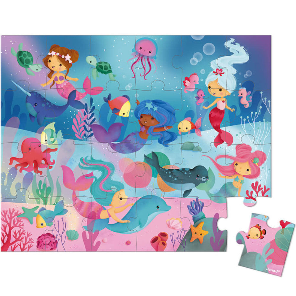 Janod Puzzle Mermaids 24pc 1