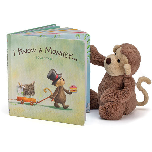 Jellycat Soft Toy Bashful Monkey Medium B
