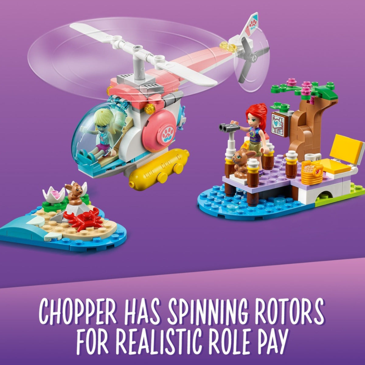 LEGO Friends Vet Clinic Rescue Helicopter 41692 5