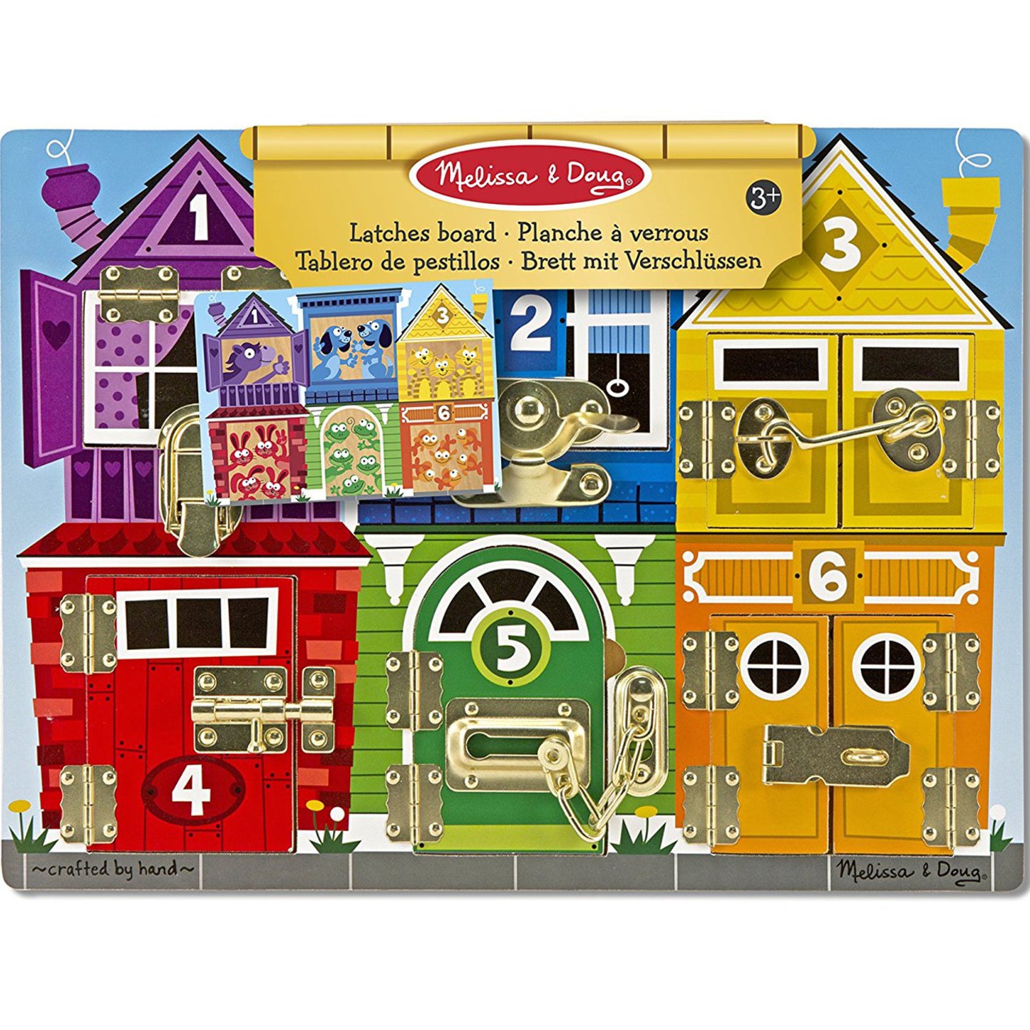 Melissa and Doug Latches Board Wooden