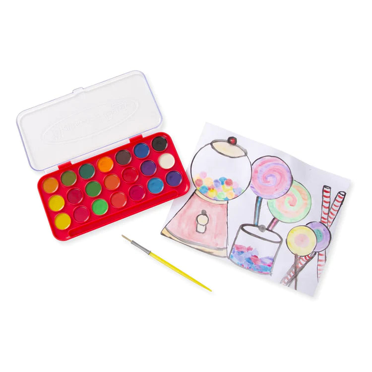 Melissa and Doug Watercolour Deluxe Paint Set 21 Colours