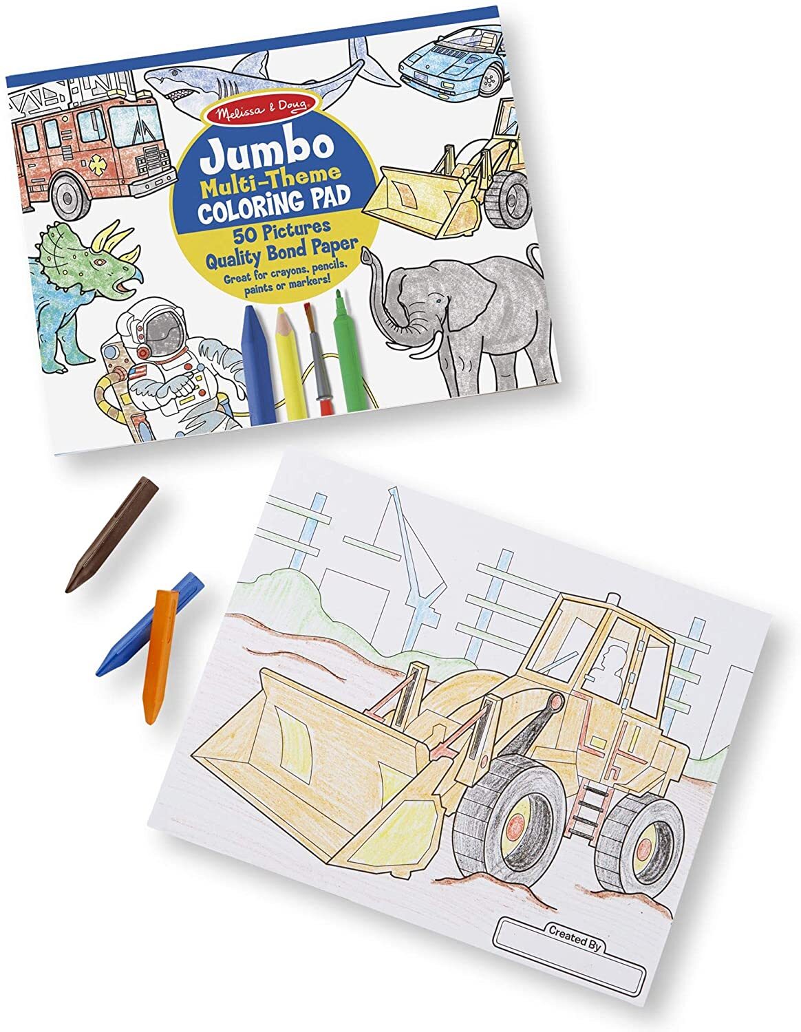 Melissa and Doug Colouring Pad Jumbo