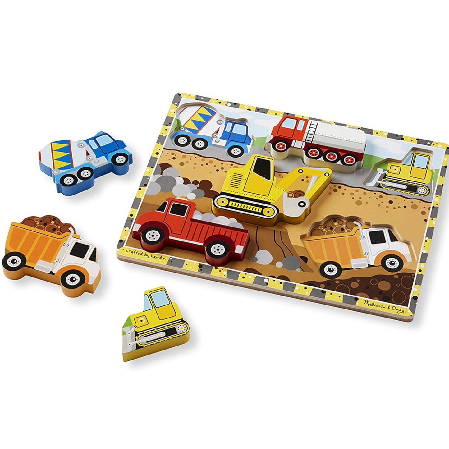 Melissa and Doug Chunky Puzzle Construction 3
