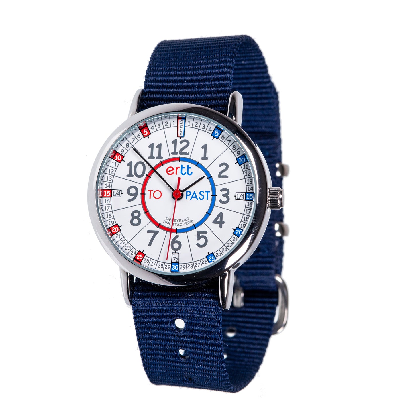 Easy Read Time Teacher Watch Navy