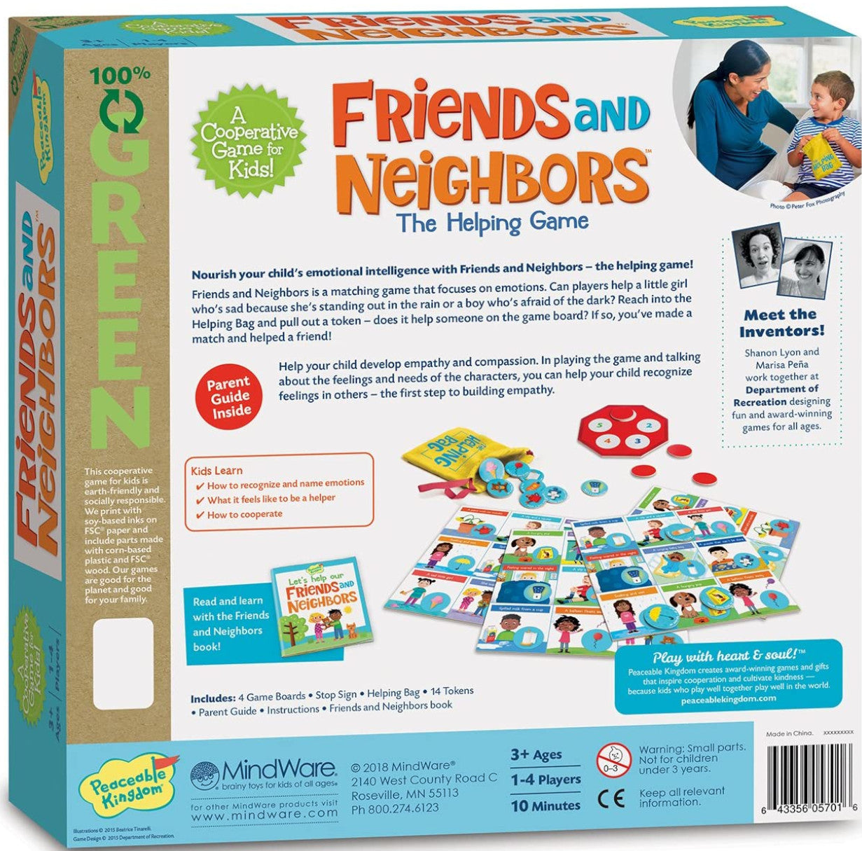 Peaceable Kingdom Friends and Neighbours Game 2