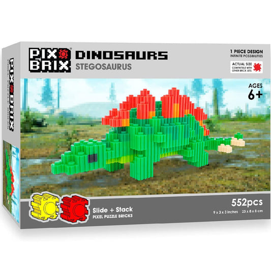 Pix Brix Dinosaur Stegosaurus 552pc