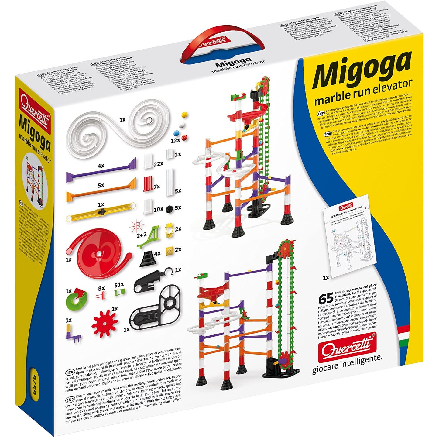 Quercetti Migoga Elevator Marble Run 150pc 7