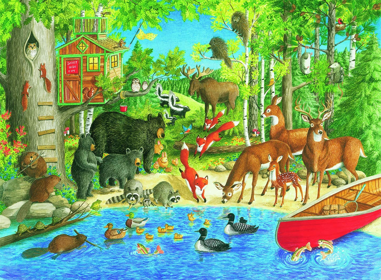 Ravensburger Puzzle Woodland Friends 200pc 1