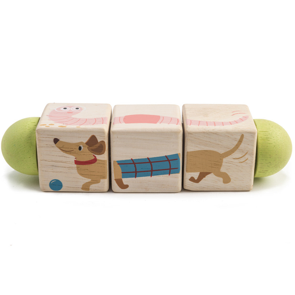 Tender Leaf Toys Twisting Cubes Wooden 1