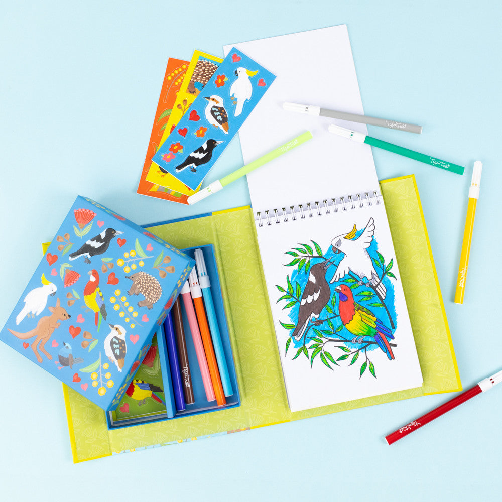 Tiger Tribe Colouring Set Aussie Animals 3