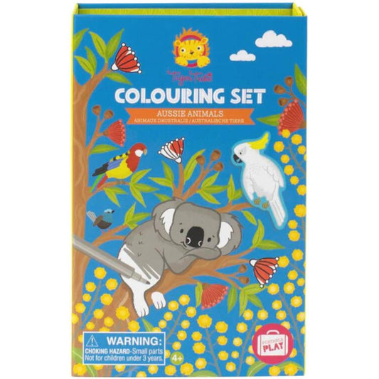 Tiger Tribe Colouring Set Aussie Animals