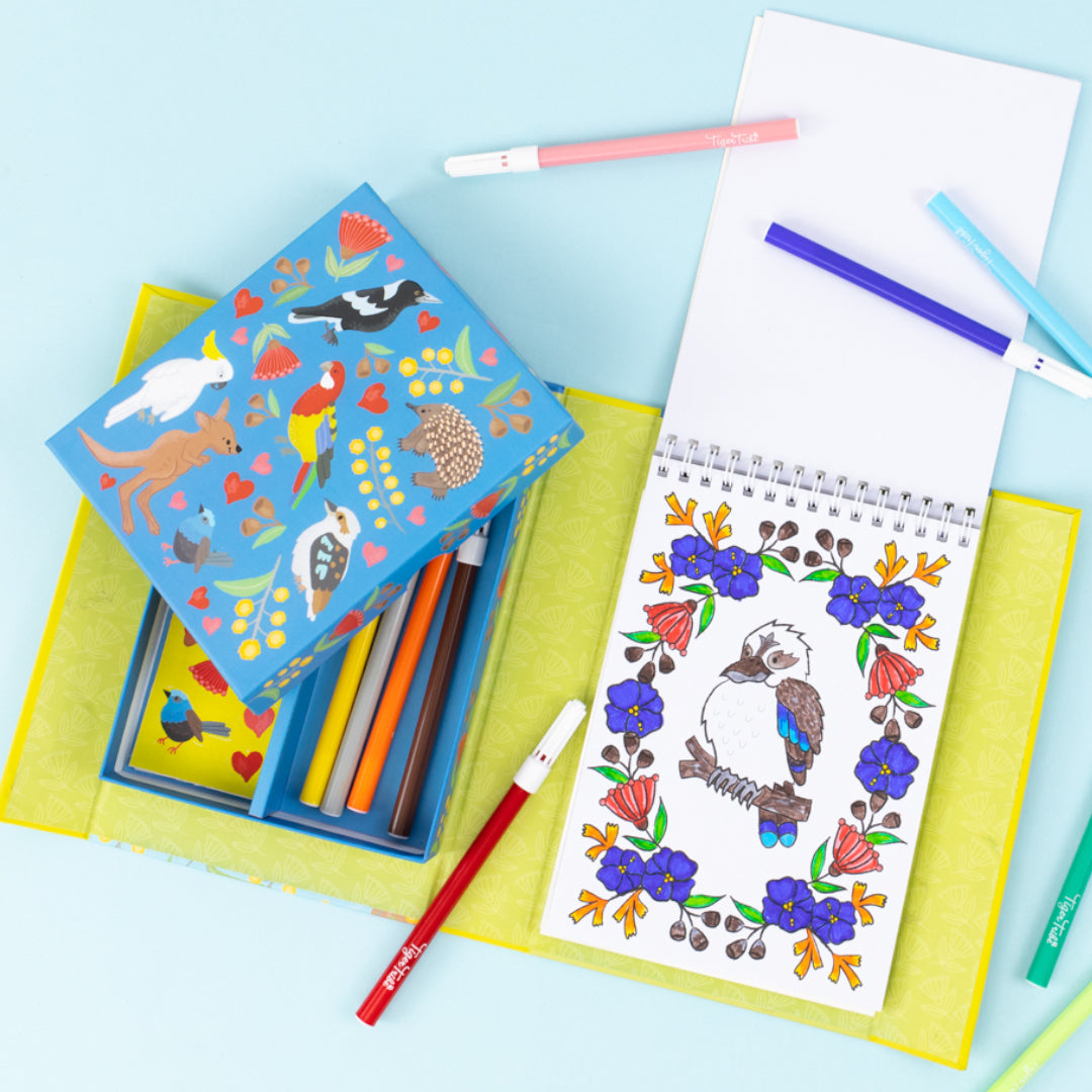 Tiger Tribe Colouring Set Aussie Animals 2