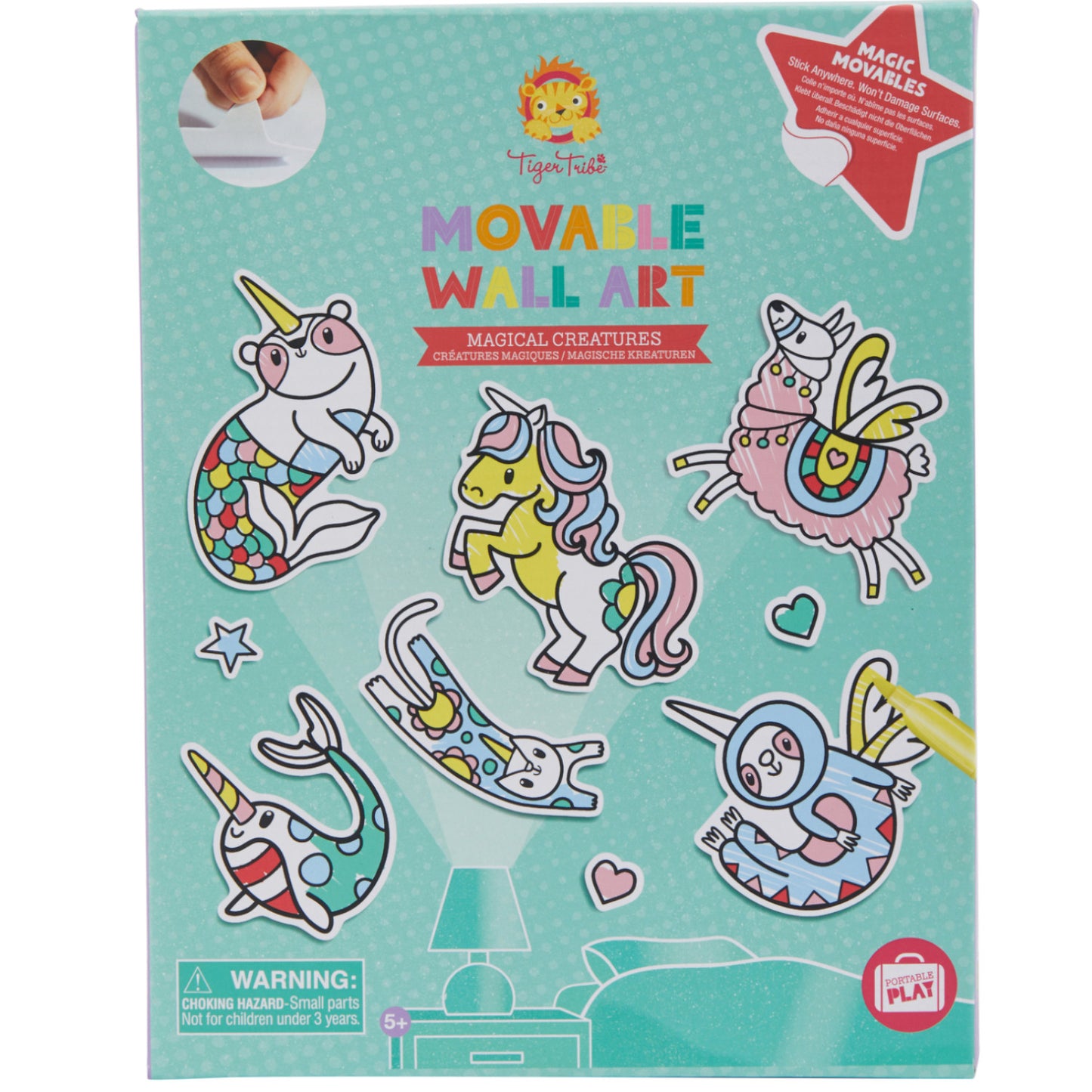 Tiger Tribe Movable Wall Art 3