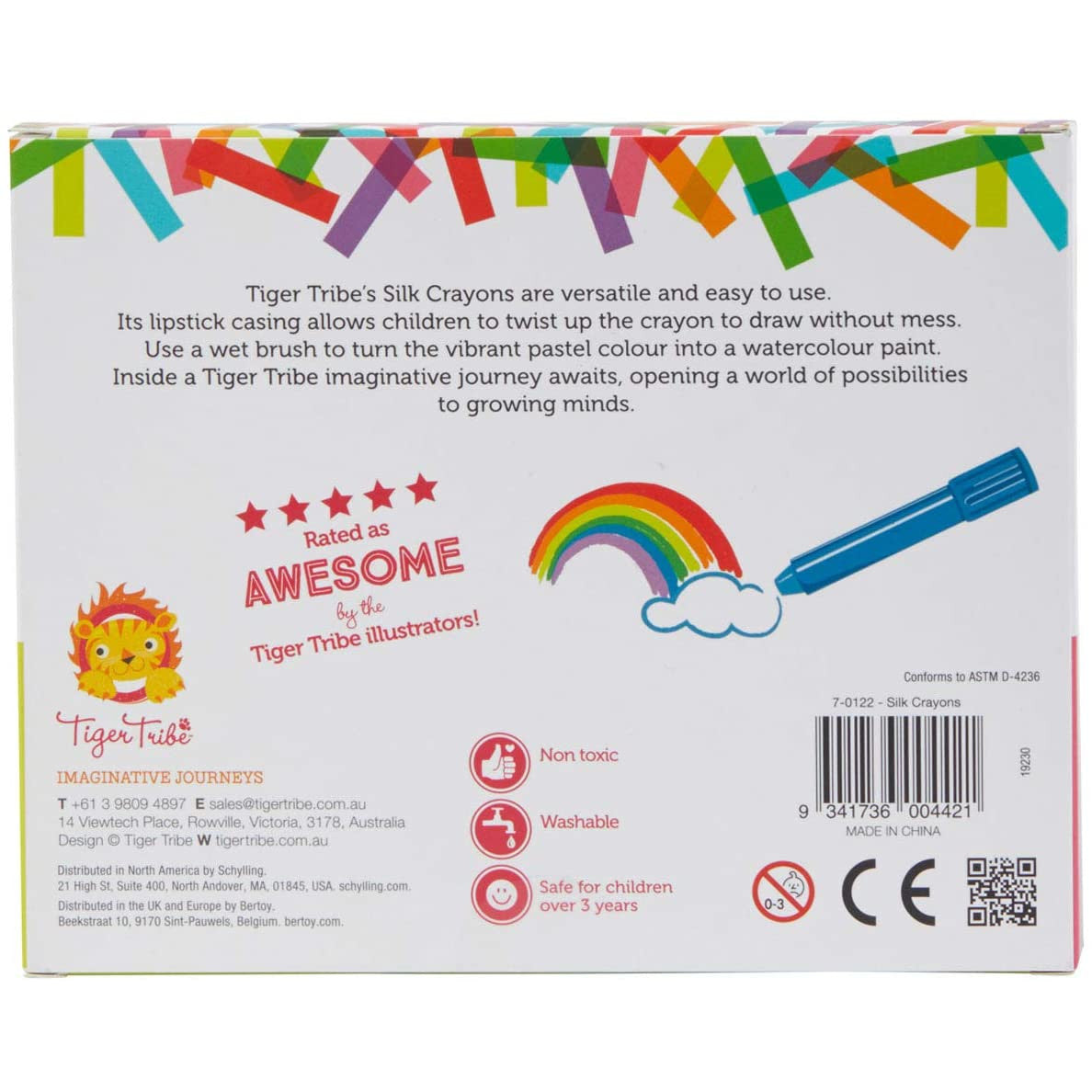 Tiger Tribe Silk Crayons 3