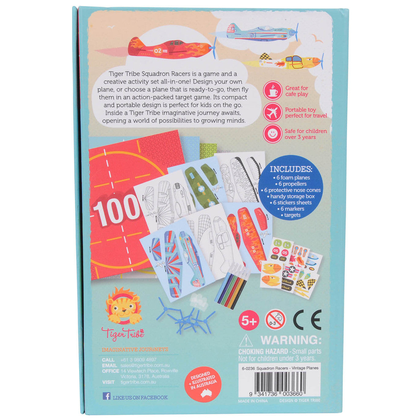 Tiger Tribe Squadron Racers Vintage Planes 3