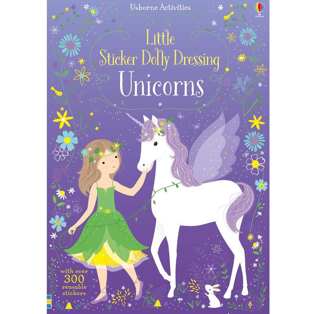 Usborne Little Sticker Dolly Dressing Unicorns Activity Book