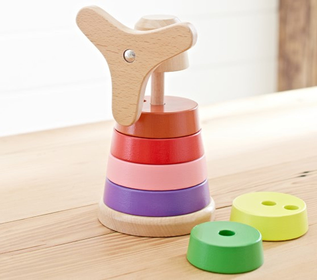 Discoveroo windmill stackeroo wooden