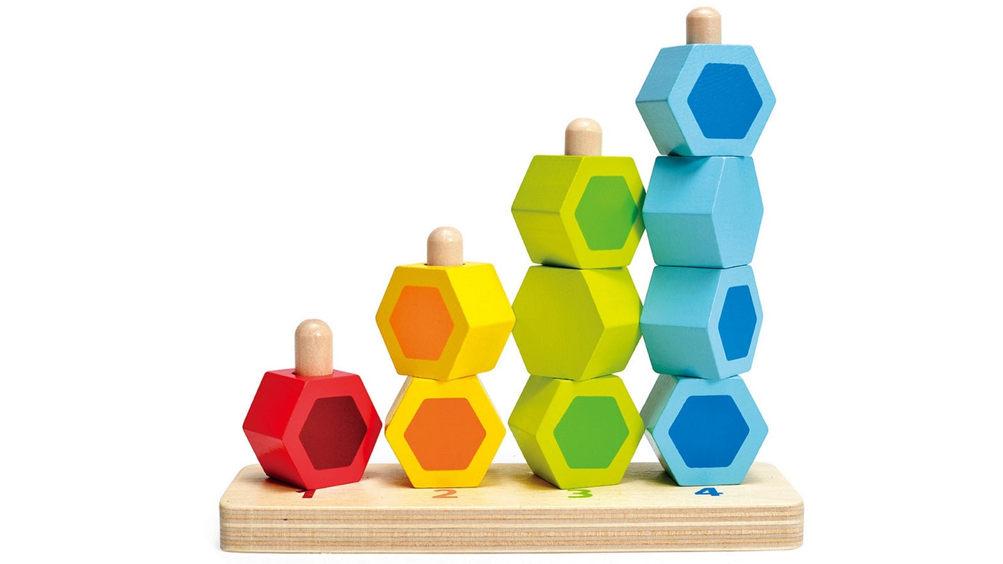 Hape Stacking Counter Wooden Toy