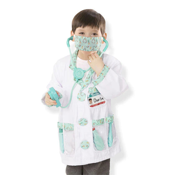 Melissa and Doug Dress Up Doctor's Coat including Instruments