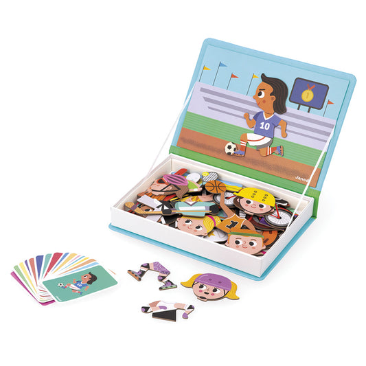 Janod Sports Magnetic Book