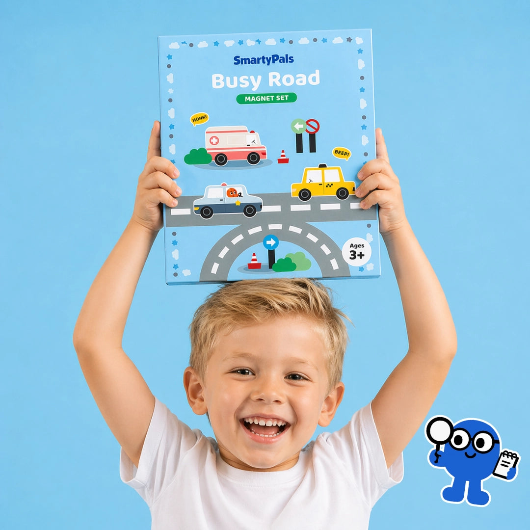 SmartyPals - Busy Road Magnet Set