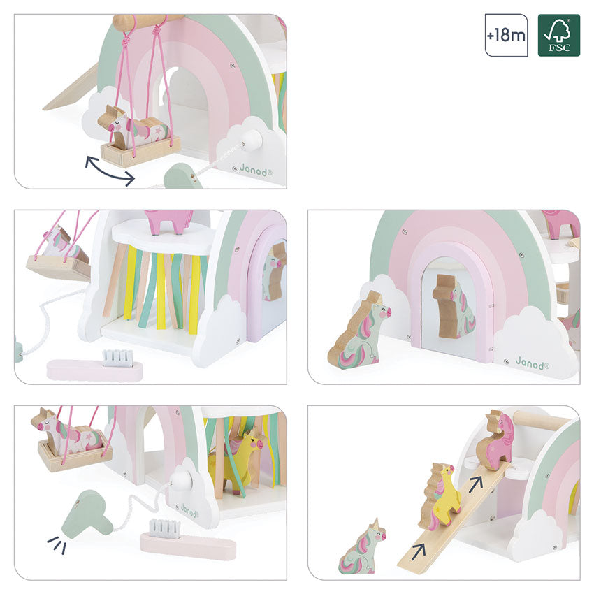 Janod - Unicorn Play House