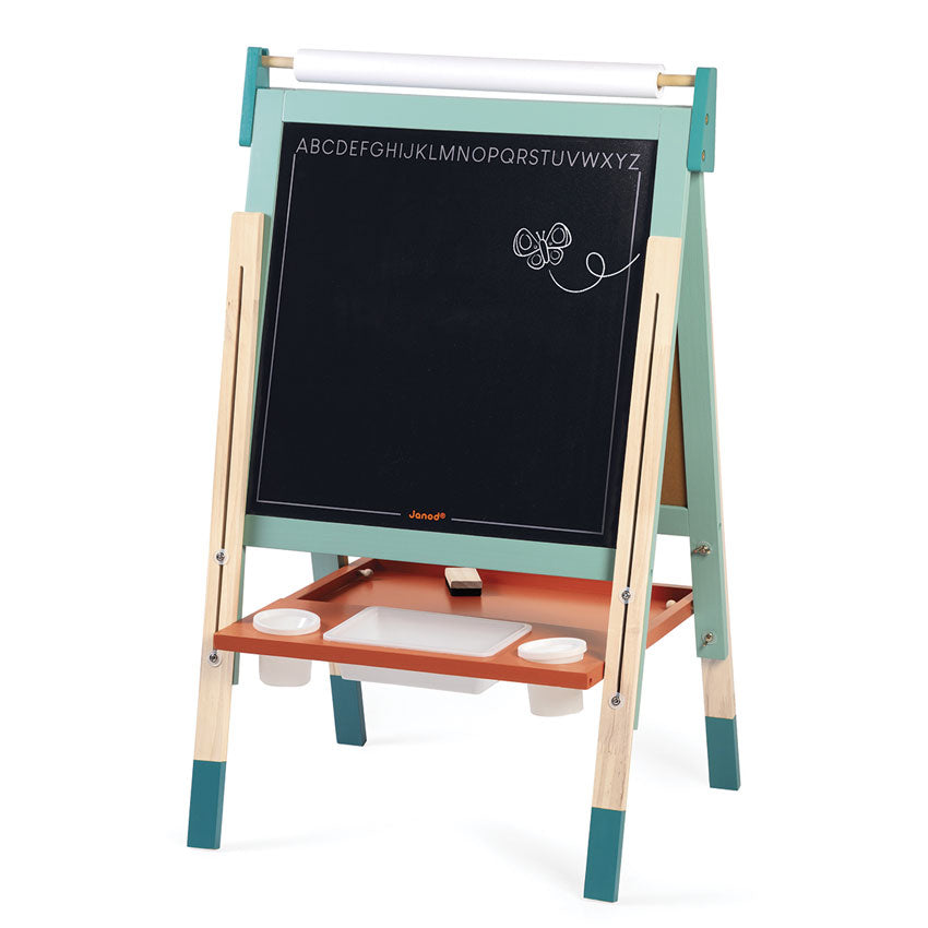 Janod - Height Adjustable Blackboard + Whiteboard