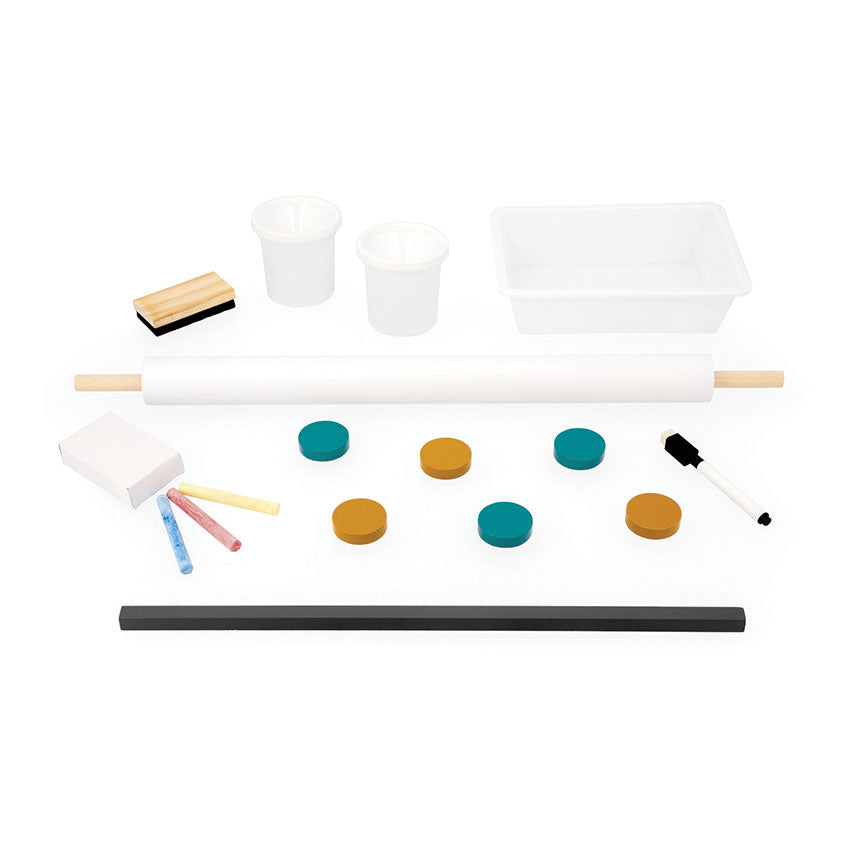Janod - Height Adjustable Blackboard + Whiteboard