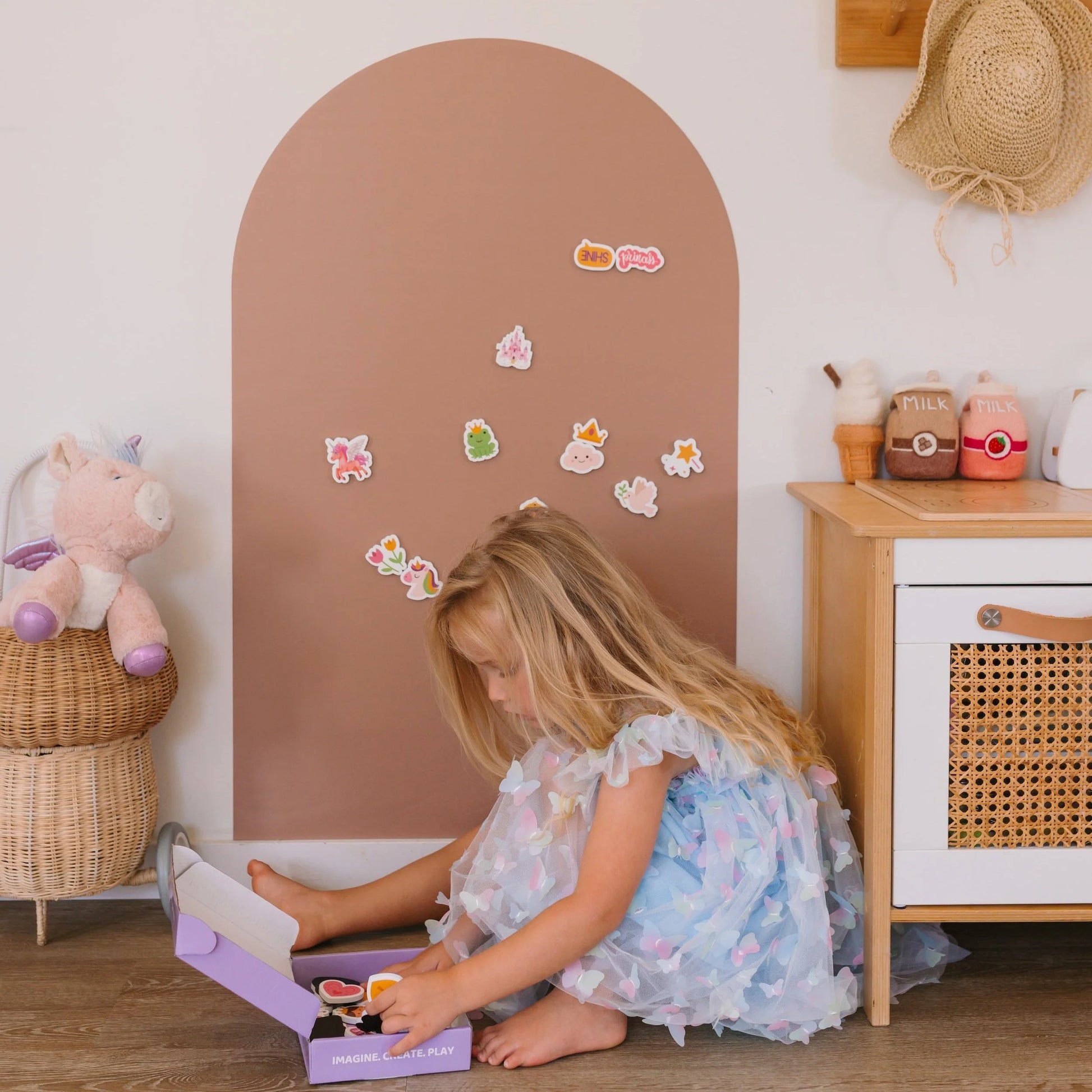 SmartyPals - Magnetic Playwall | Magnetic Wall Decal for Kids & Playrooms