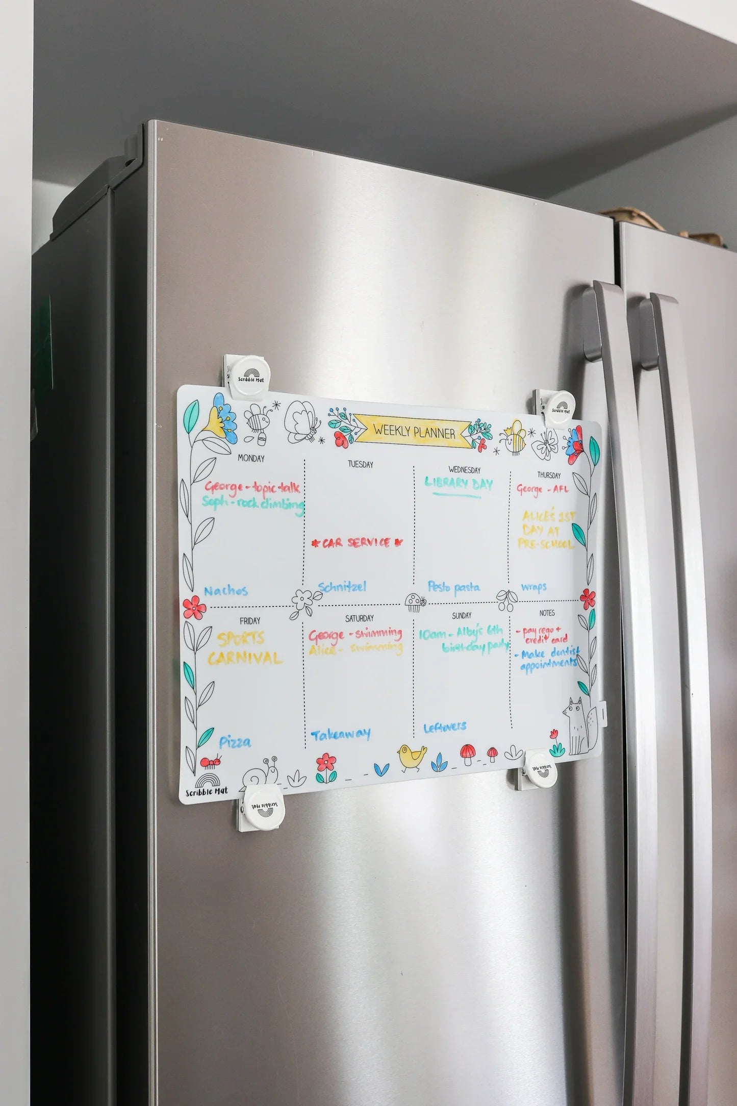 Scribble Mat - Weekly Planner