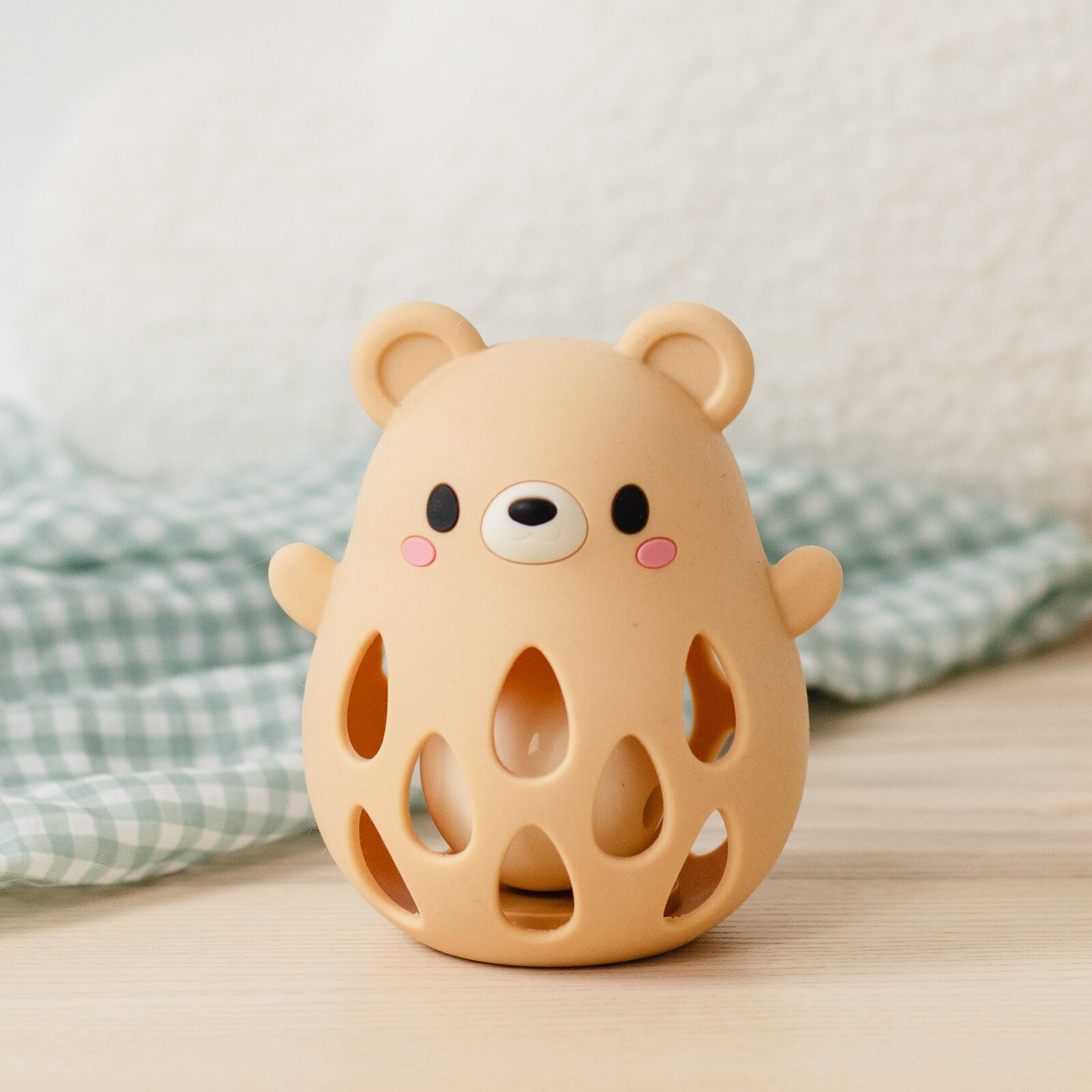 Tiger Tribe Silicone Rattle - Bear