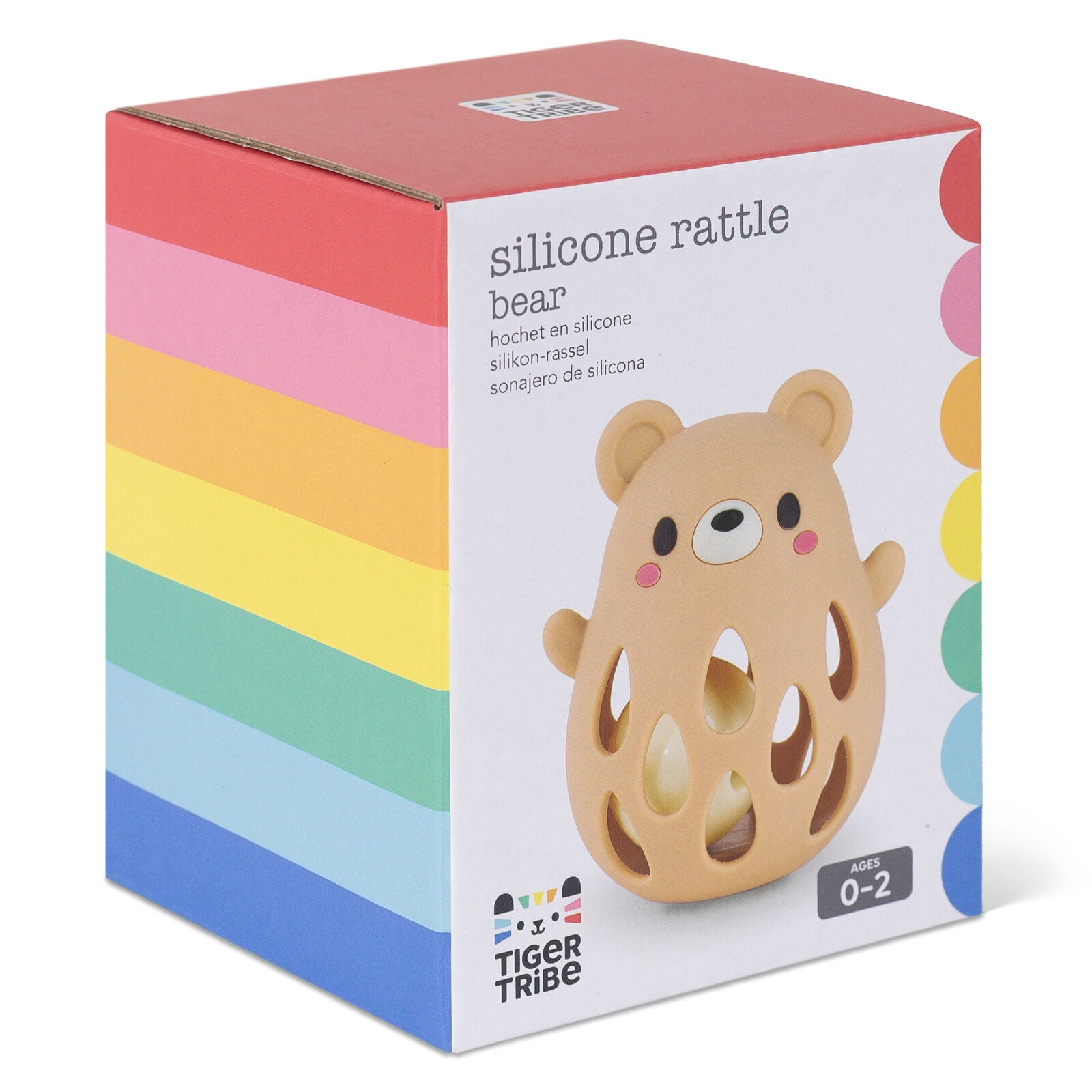Tiger Tribe Silicone Rattle - Bear