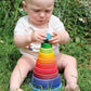 Grimm's Large Stacking Conical Tower - Rainbow