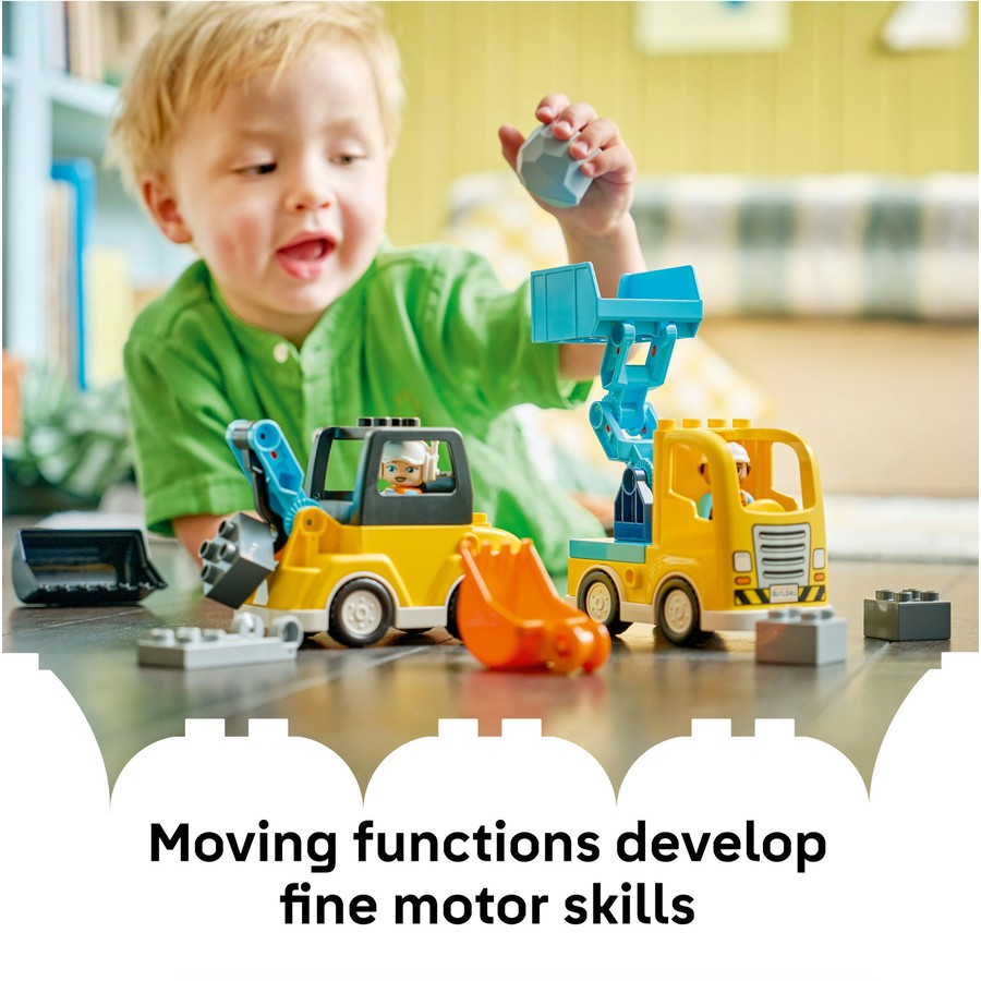 DUPLO by LEGO 3 in 1 Construction Vehicles 10475