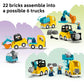 DUPLO by LEGO 3 in 1 Construction Vehicles 10475