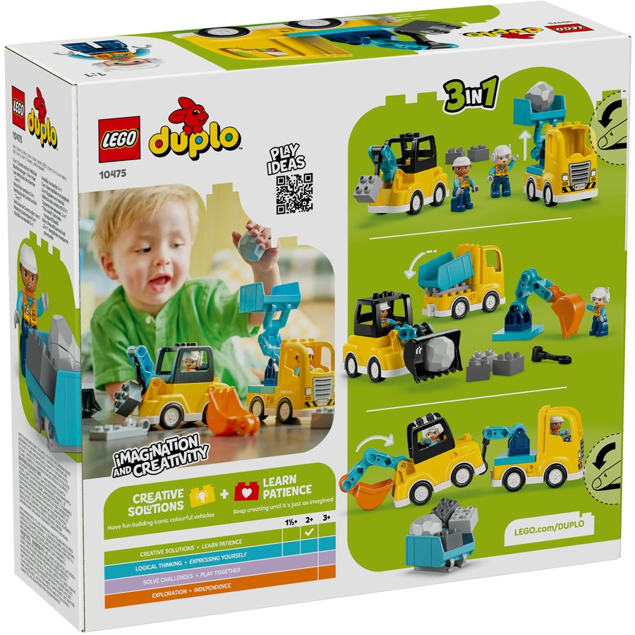 DUPLO by LEGO 3 in 1 Construction Vehicles 10475