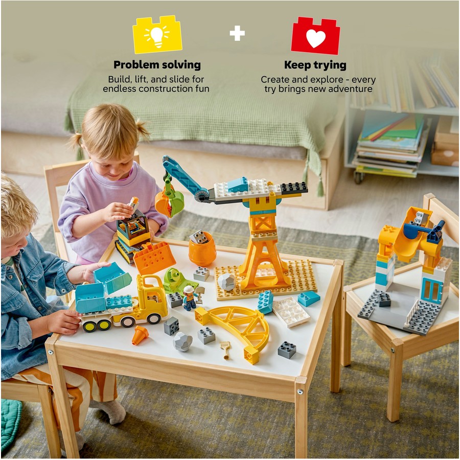 DUPLO by LEGO 3 in 1 Construction Site and Vehicles 10476