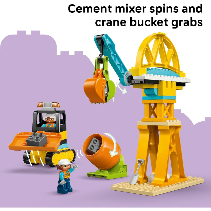 DUPLO by LEGO 3 in 1 Construction Site and Vehicles 10476