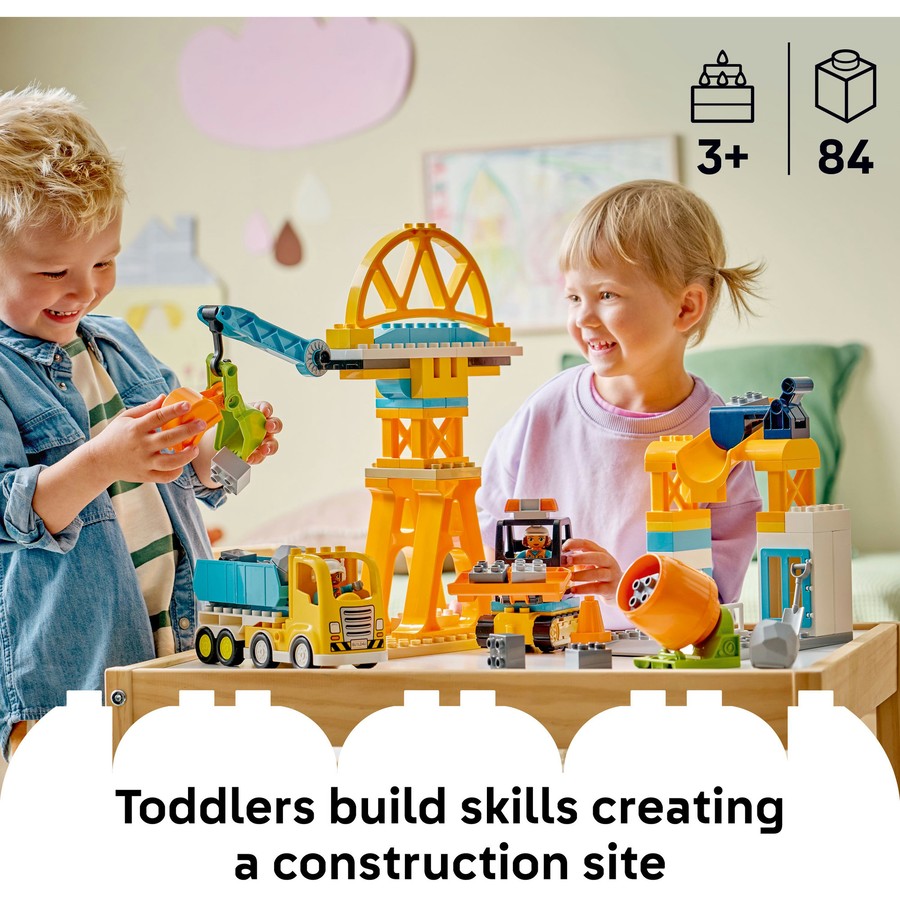 DUPLO by LEGO 3 in 1 Construction Site and Vehicles 10476