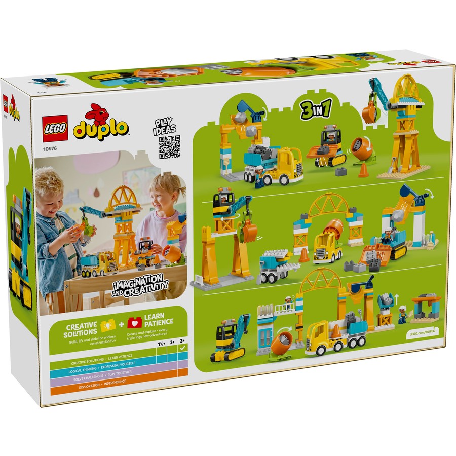DUPLO by LEGO 3 in 1 Construction Site and Vehicles 10476