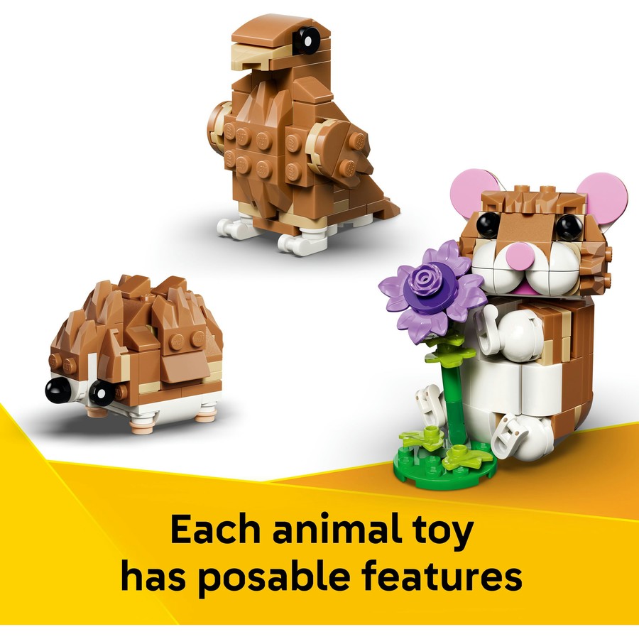 LEGO Creator 3 in 1: Cute Hamster with a Flower 31376