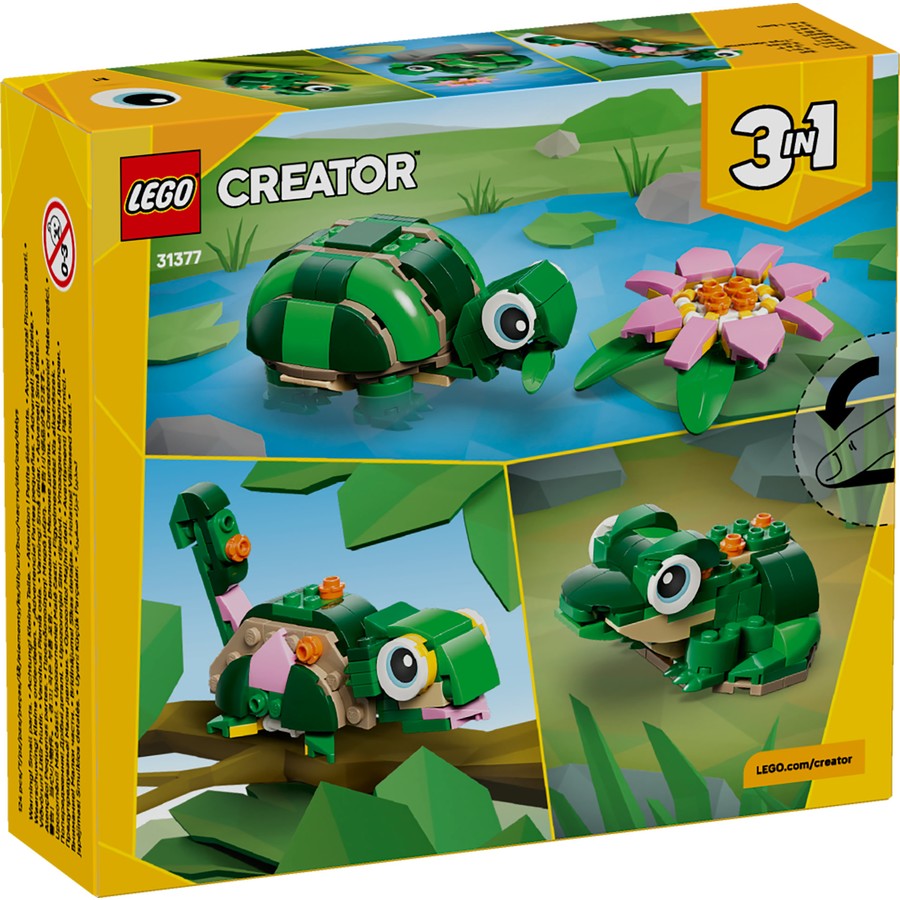 LEGO Creator 3 in 1: Turtle with a Water Lily Flower 31377